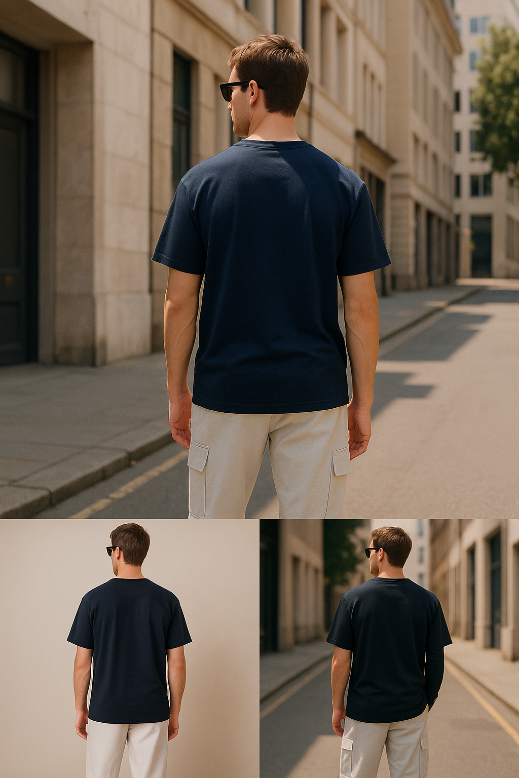 Oversized T-shirt | Midnight blue
