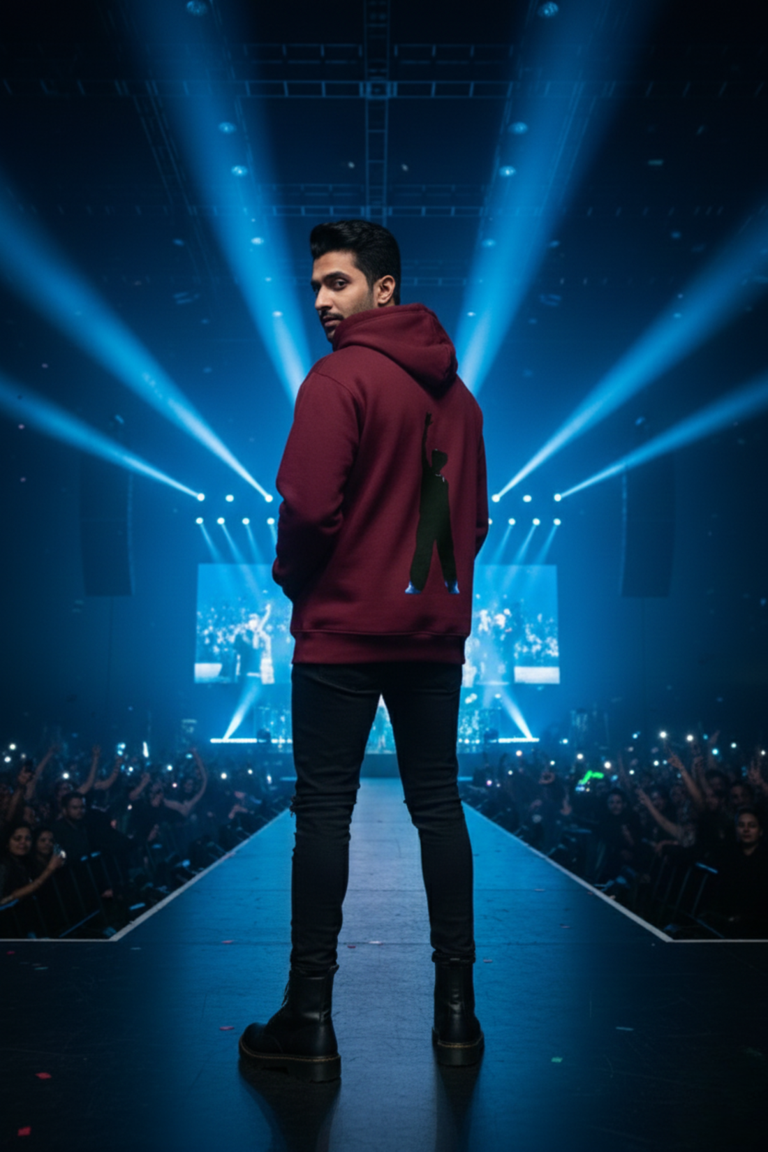 Diljit: Hoodie | Maroon