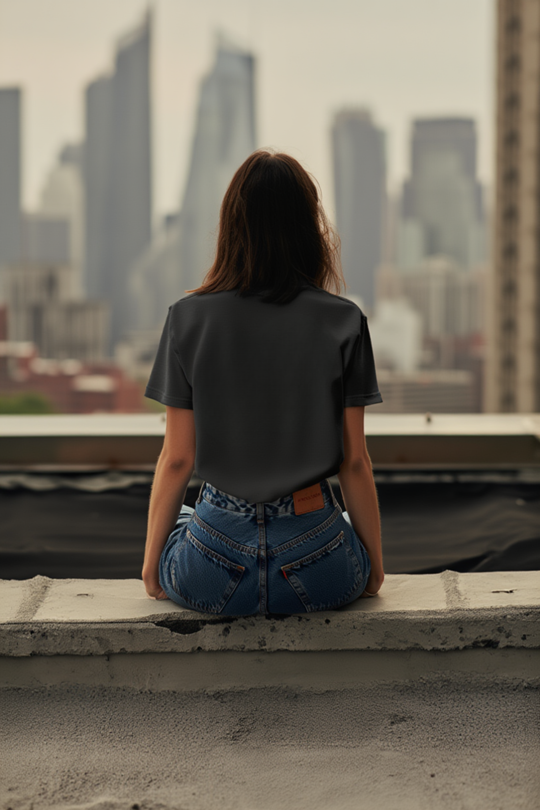 Hope: Regular T-shirt | Asphalt