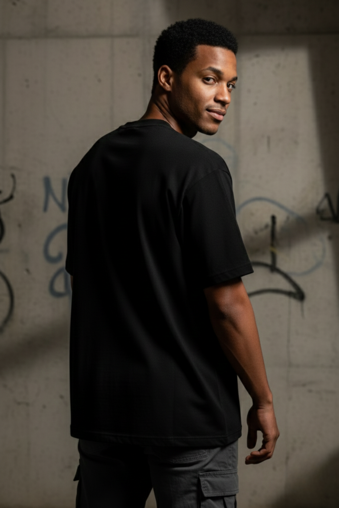 Naruto: Oversized Premium T-shirt | Black