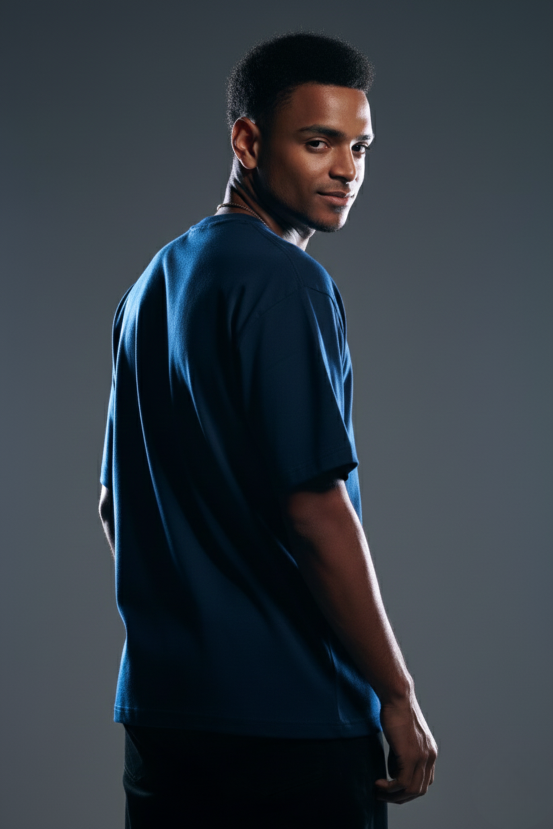 Gojo: Oversized T-shirt | Midnight blue