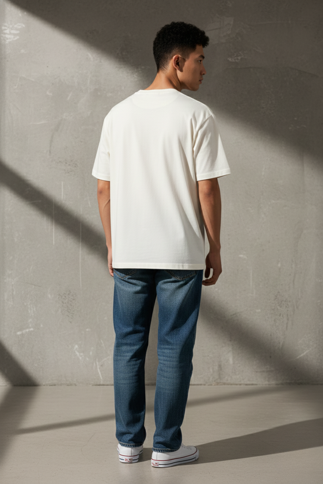 Popoyes: Oversized Premium T-shirt | White