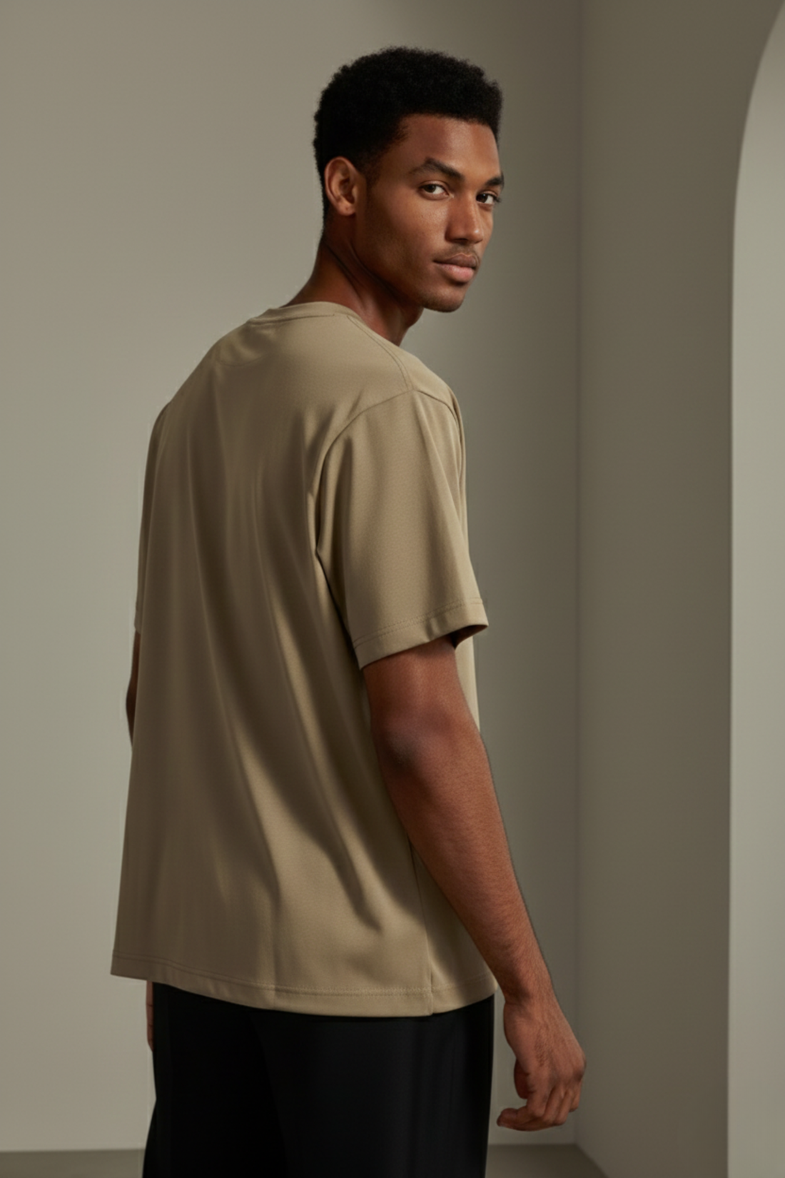 Tanjiro: Oversized T-shirt | Taupe